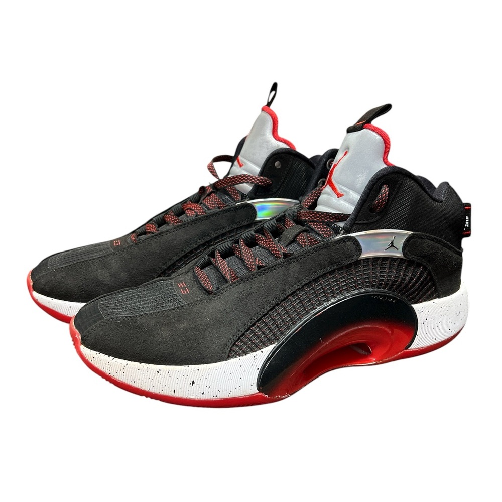 🟡Nike Men’s Air Jordan 35 “Bred” Basketball Shoes Size 10.5